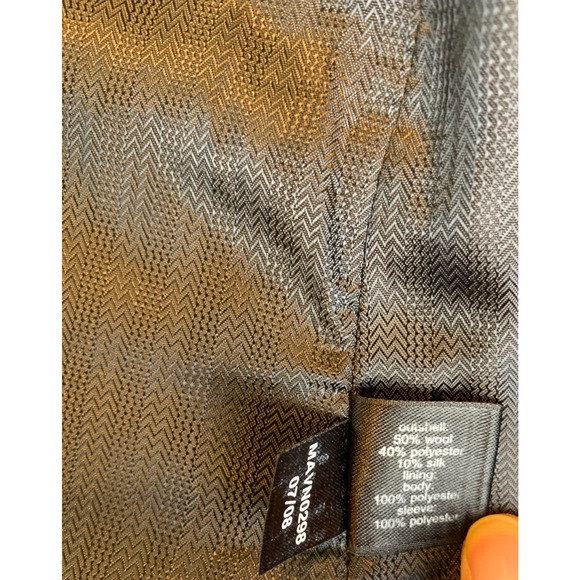 The Limited Womens Blazer Size 0 Grey Wool Blend - Picture 8 of 14